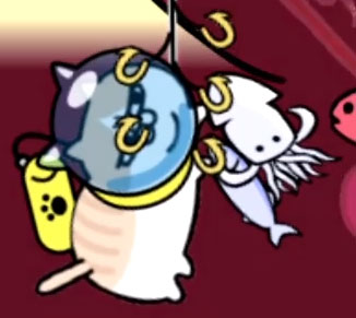 つりっくま、釣られたボスネコ
