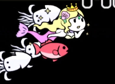 つりっくま　ゴールド人魚