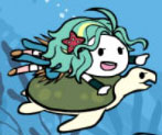 みんなでつりっくまの亀、浦島たろ子