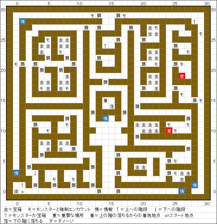 1階のマップ